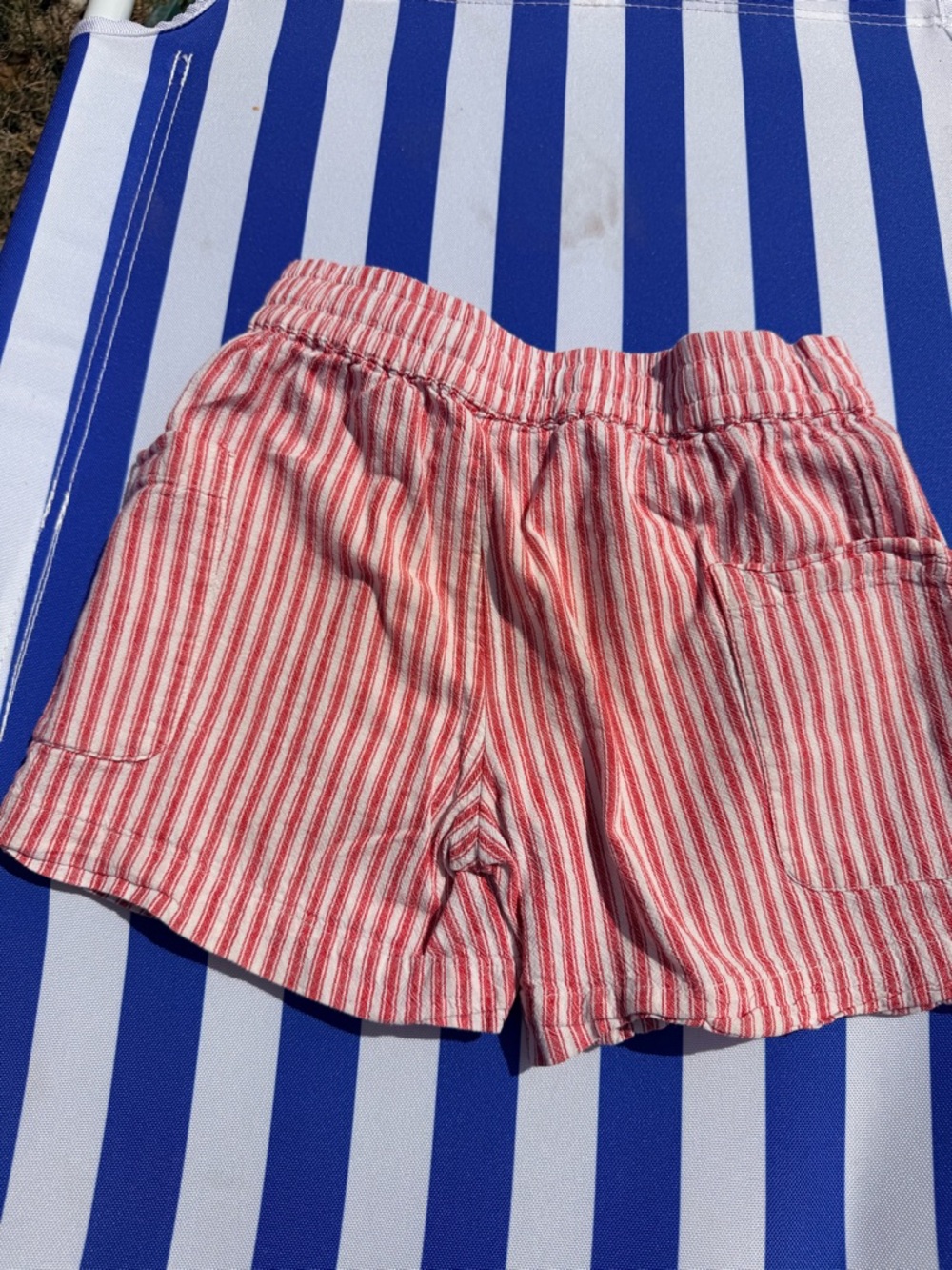 Beach Day Ready! Maison Me Tee & Mini Boden Red Stripe Shorts Set - Picture 7 of 9